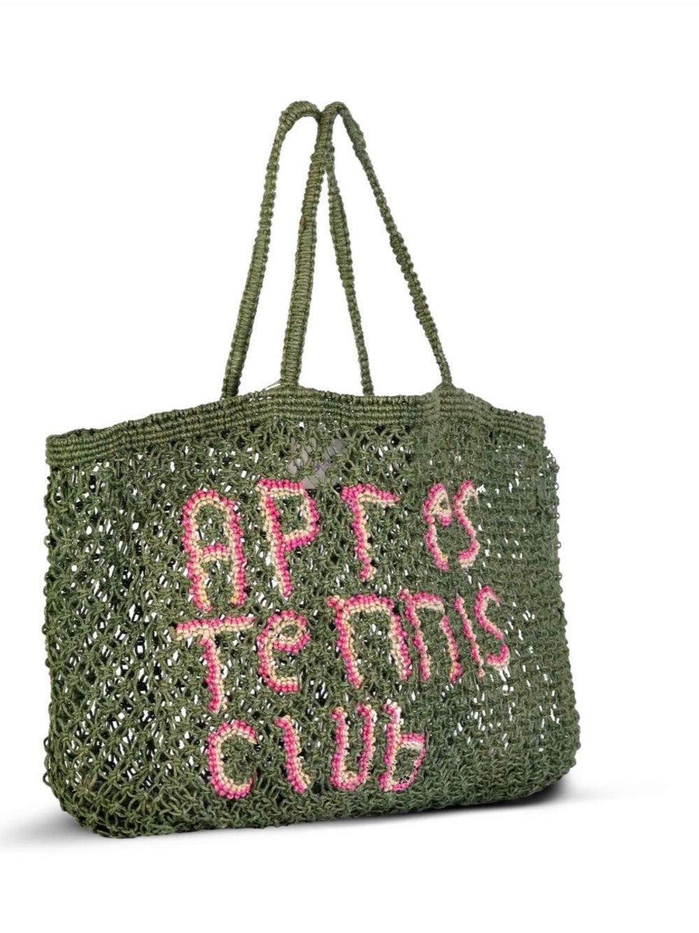 NWT Sold Out TIN MARIN Après Tennis Club Woven Tote Bag $110 Anthropologie